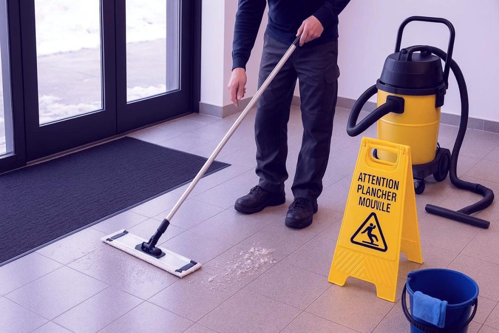 Entretien des planchers en hiver (Québec) : le plan simple qui marche