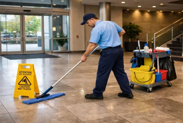 Planchers propres et sécuritaires en zones très passantes