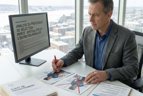 Analyse rigoureuse d'un dossier de candidature pour un poste d'entretien ménager à Québec